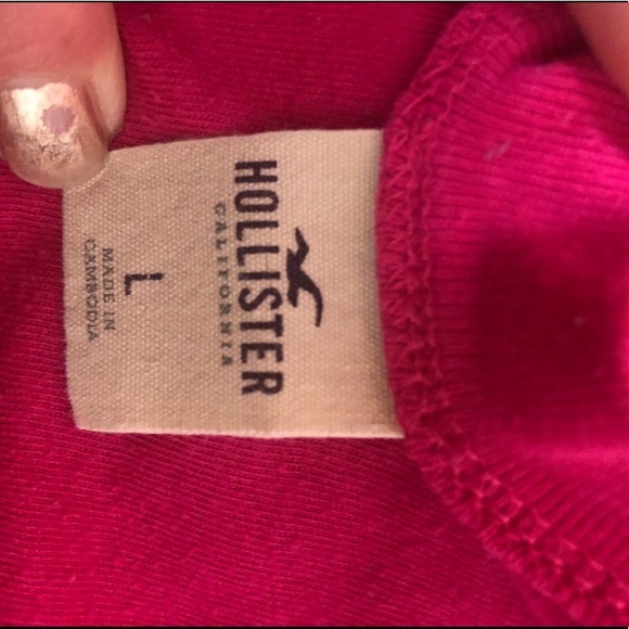 Hollister long sleeve TEE size L worn ONCE - Picture 6 of 7